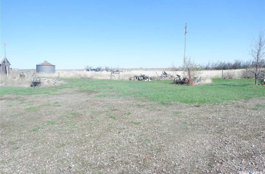 View of yard with a rural view