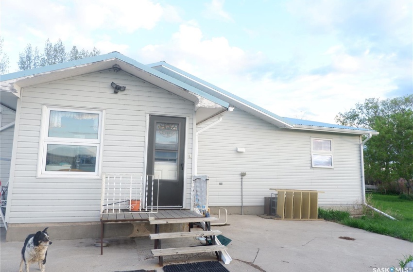 Rear view of house with a patio area