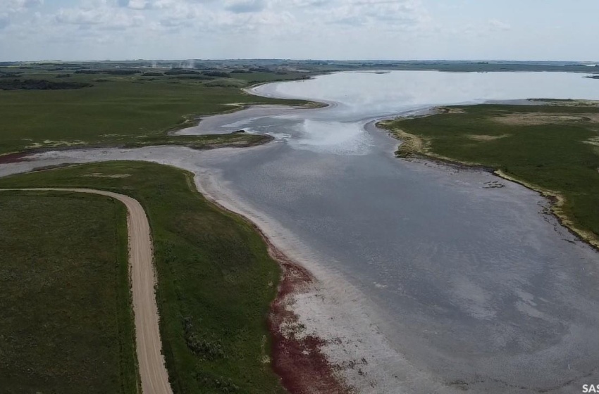 South of property, in the distance is the gravel pit.