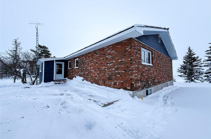 View of snowy exterior