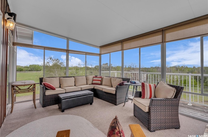 Sunroom / solarium featuring a wealth of natural light