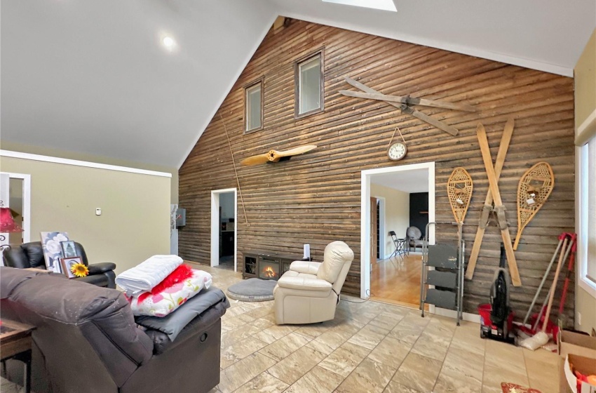 Left door way to kitchen. Right door way to Hardwood dining area. Both bedrooms to updstairs windows overlooking rec space