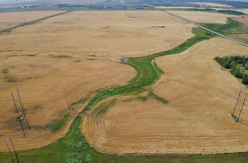 On North boundary looking South.