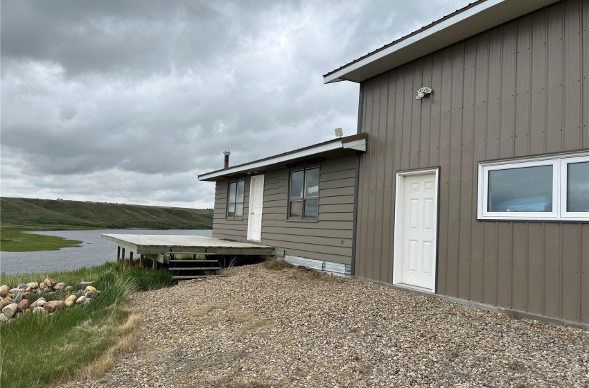 Cabin with attached garage