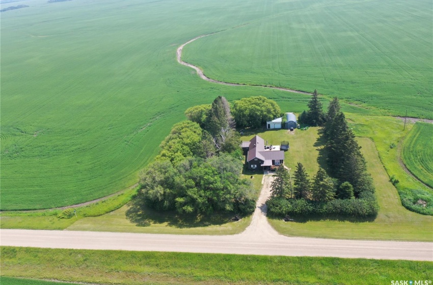 Bird's eye view with a rural view