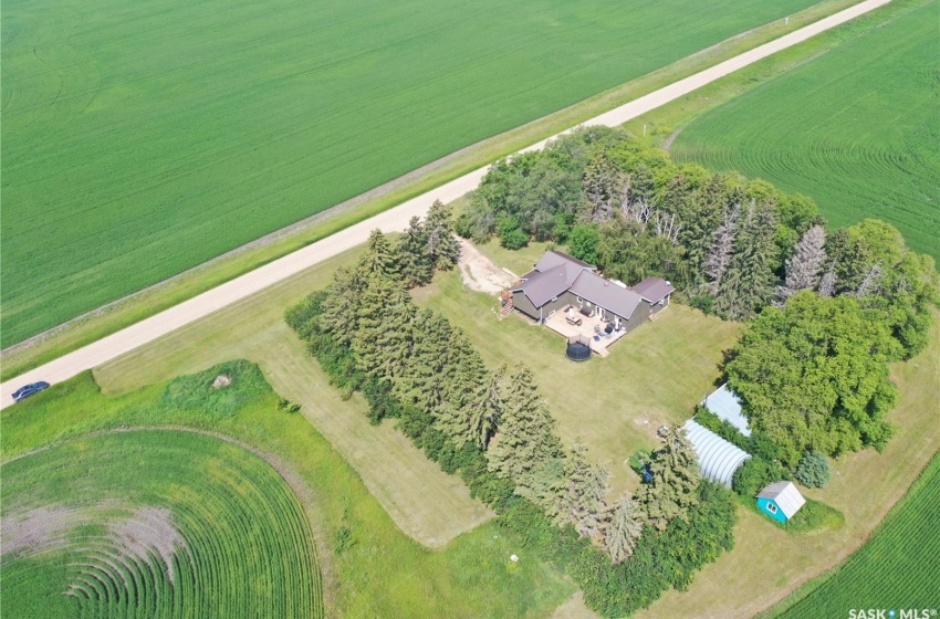 Drone / aerial view with a rural view