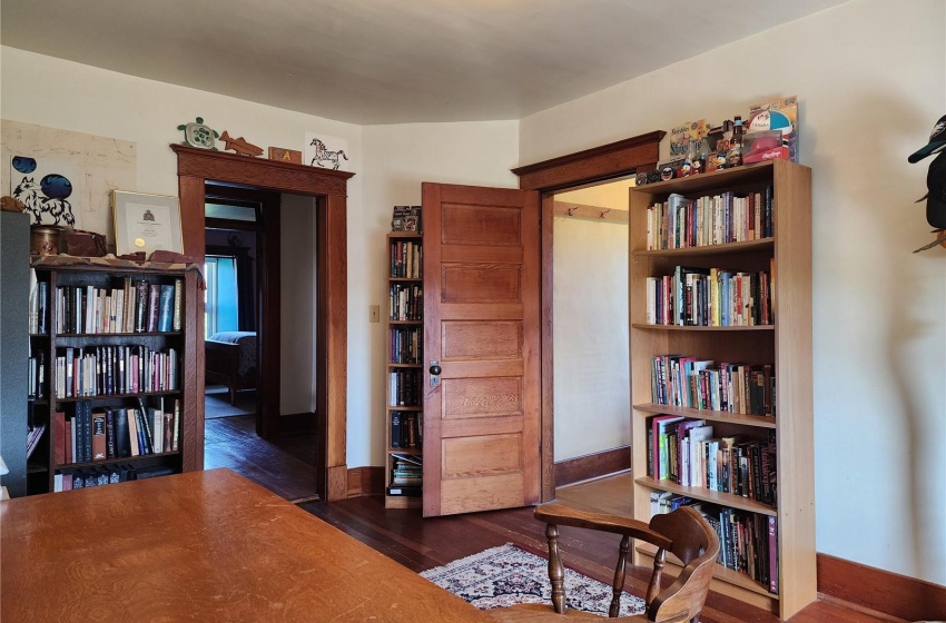 Entrance to loft and down to main floor bath