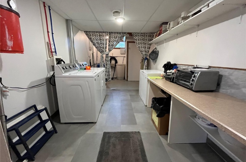 Laundry area with washer and dryer