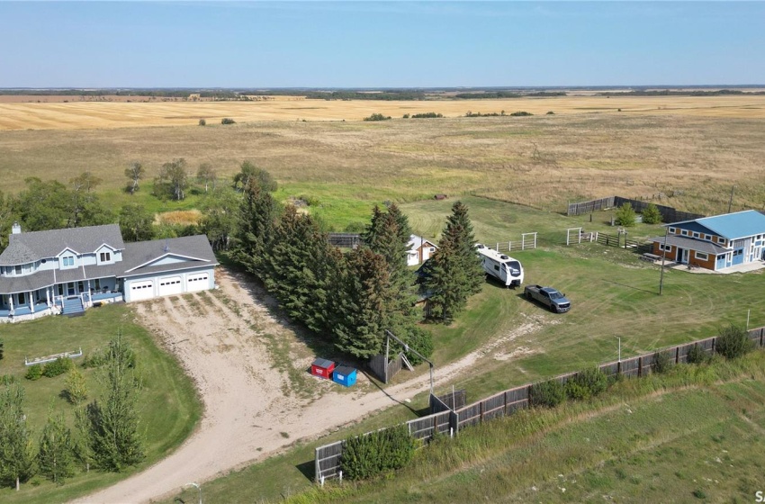 Drone / aerial view with a rural view