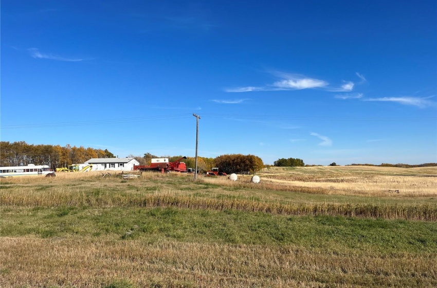 View of yard with a rural view