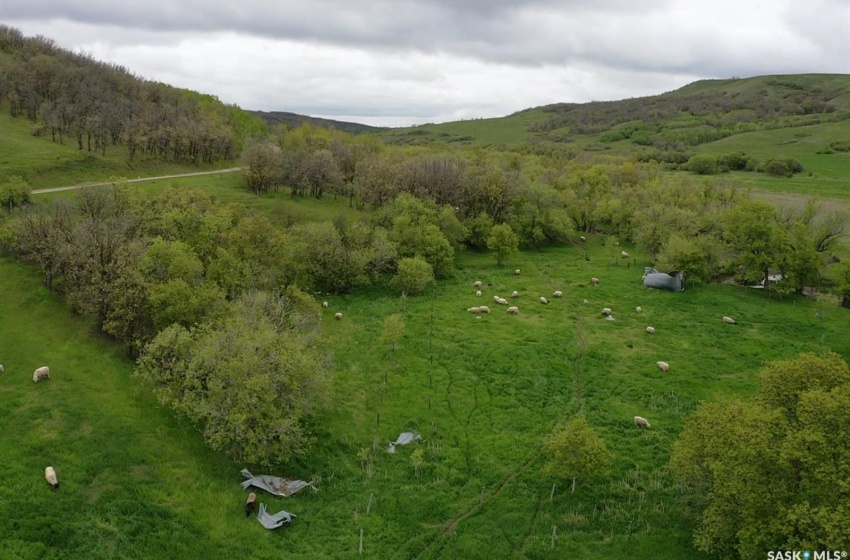 Aerial view featuring a rural view