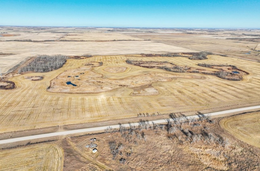 Aerial view with a rural view