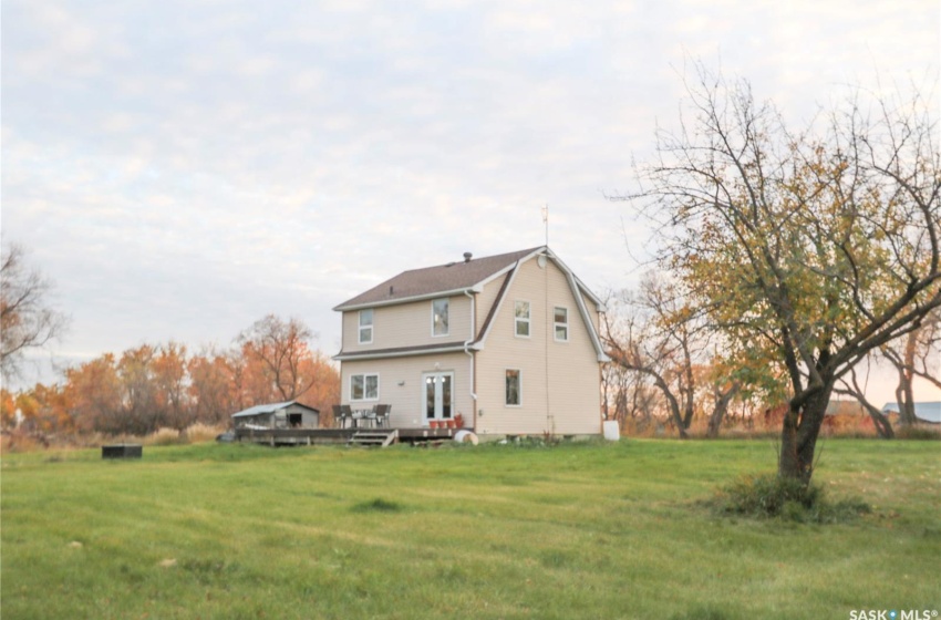 View of home's exterior featuring a yard