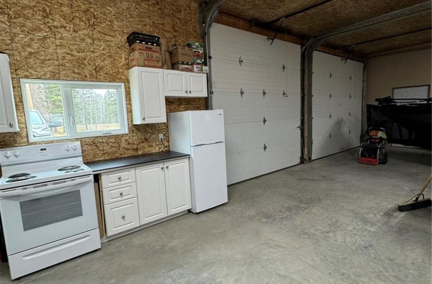 kitchen in the garage for extra bonus room living and guests