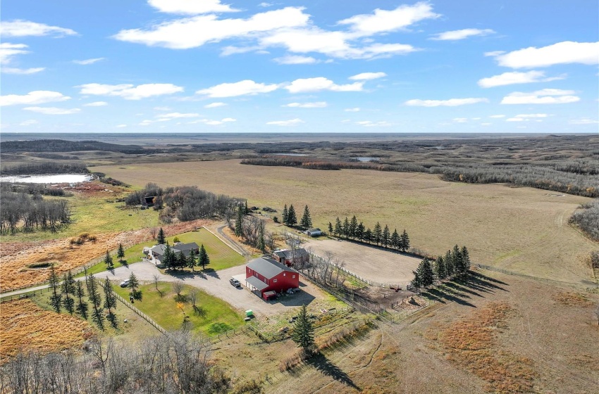 156 acres with second yard site on northern boundary along the southern edge of the moose mountains in the RM of Brock.