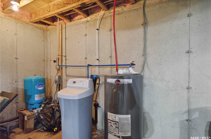 Utilities with electric water heater