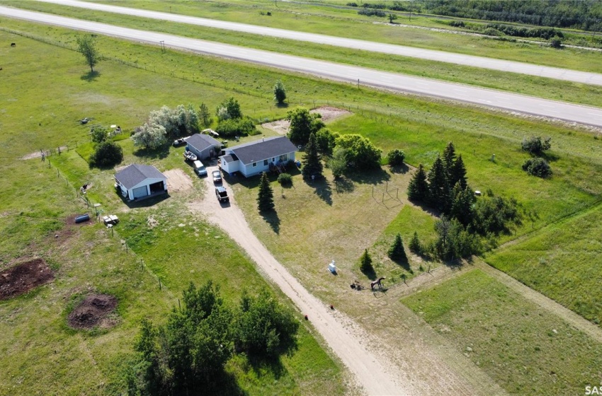 Drone / aerial view with a rural view