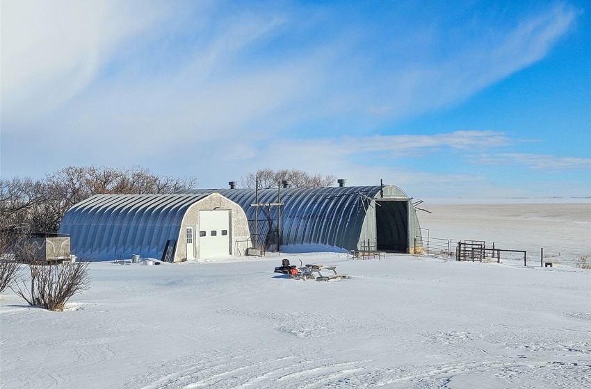 View of snow covered structure