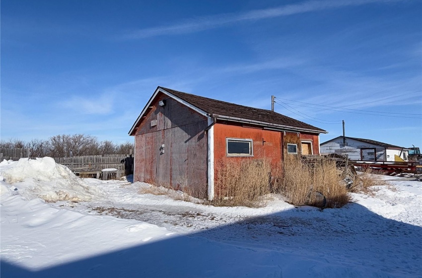 View of snow covered exterior