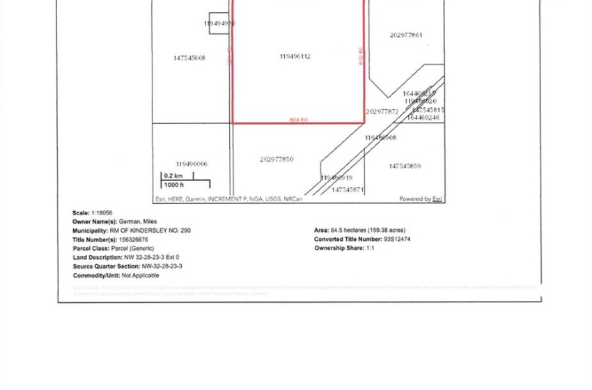 Rural Address, Kindersley Rm No. 290, Saskatchewan S0L 1S0, ,Farm,For Sale,German Land,Rural Address,SK995880