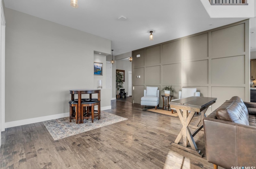 Living area. 10 foot ceilings on main floor.