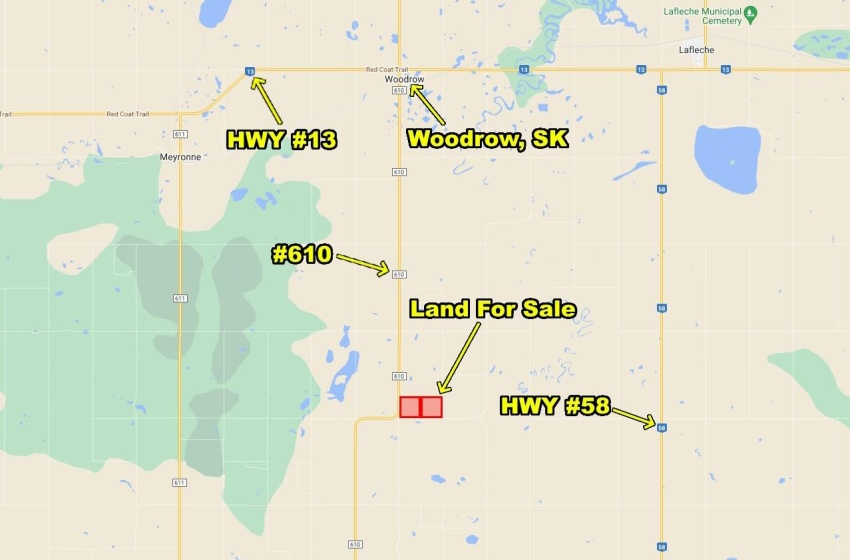 Rural Address, Wood River Rm No. 74, Saskatchewan S0H 4M0, ,Farm,For Sale,2 Quarters - Woodrow - RM #74,Rural Address,SK996565